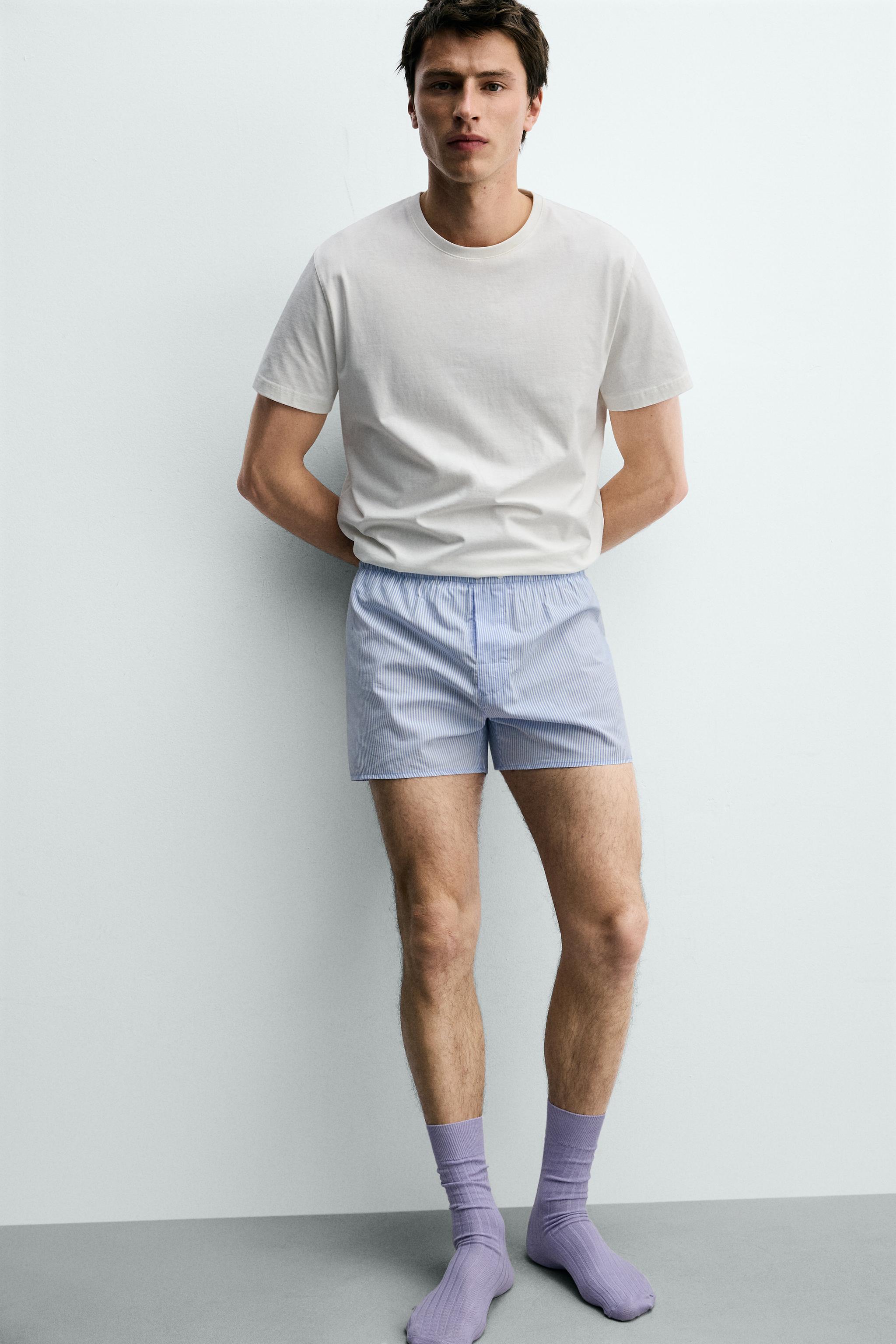 LOT DE DEUX BOXERS EN POPELINE ASSORTIS